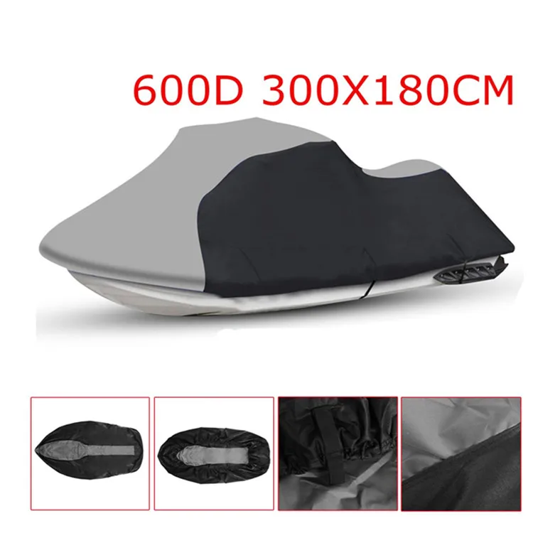 210 300 420 600D Jet Ski Boat Cover Waterproof Sunshade Anti Snow Watercraft Motorboat Cover For Yamaha Wave Runner Cruiser