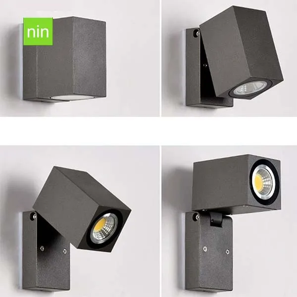 up down wall pillar spot light, LED wall light adjustable lamp