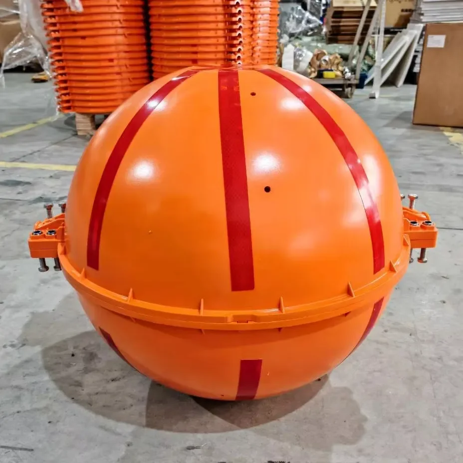600mm Aircraft Warning Sphere with AROMOR ROD navigation Visual Aids obstruction ball visibility for low-flying aircraft