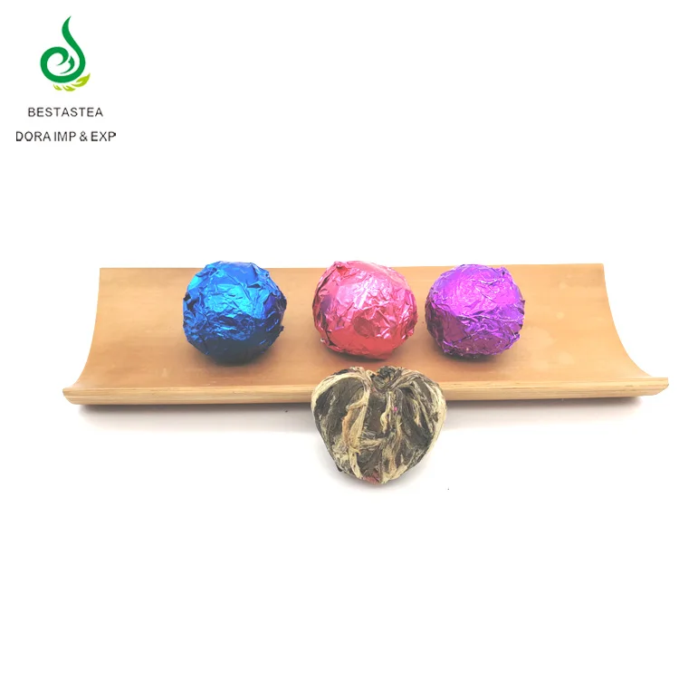 Wholesale Fresh Loose Tea Natural  Marigold Blooming Tea Flowering Tea Balls