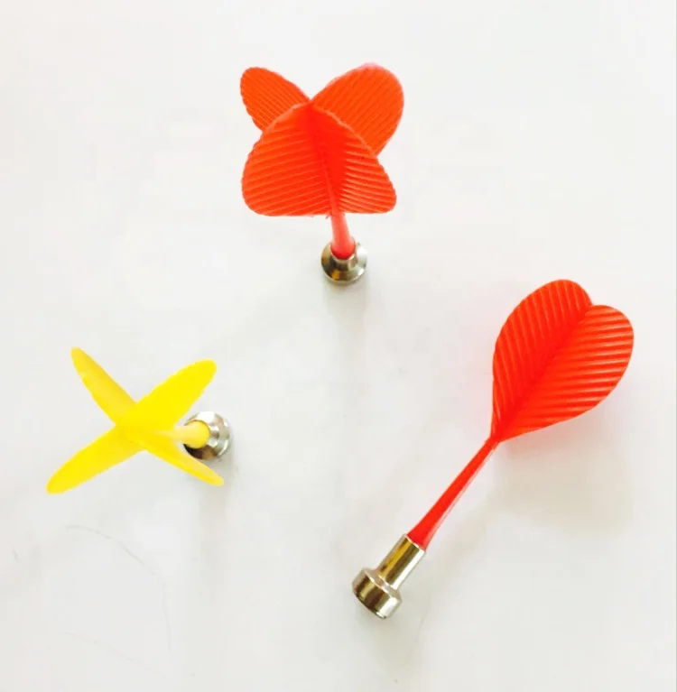 Strong magnetic darts universal safety magnet dart head red and yellow label magnetic dart board dedicated