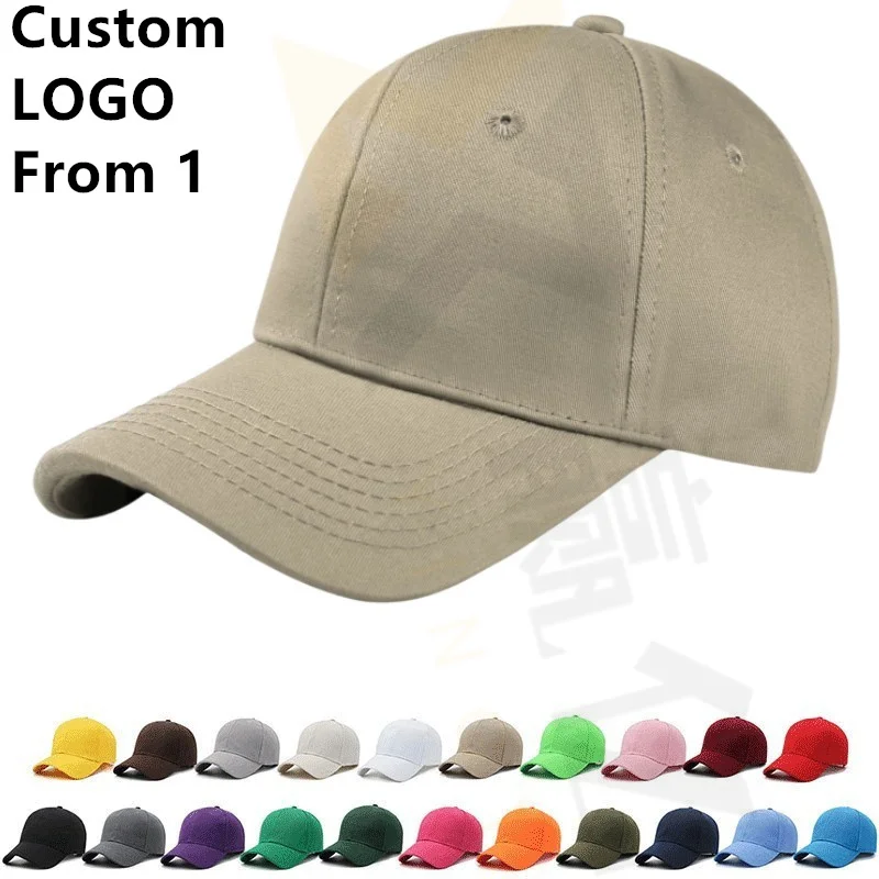 Wholesale Camo Brim Custom 6 Panel Cotton Flat Embroidery No Lining Personalized Quick Dry Soft Baseball Cap