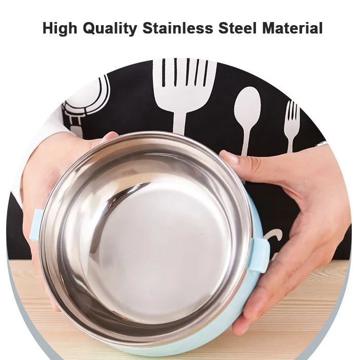 Heat preservation multi layer leakproof portable food container bento stainless steel lunch box for adults kids