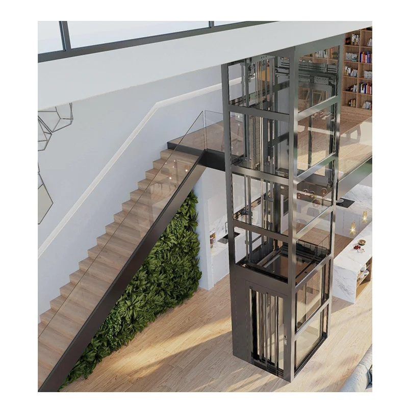 Outdoor Elevator Efficient residential villa elevator luxury small home elevator
