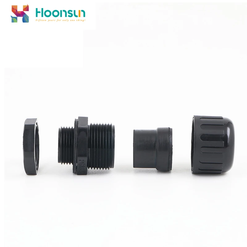 Outdoor Flexible Tube Connector PA66 Waterproof Plastic Conduit Conduit Gland