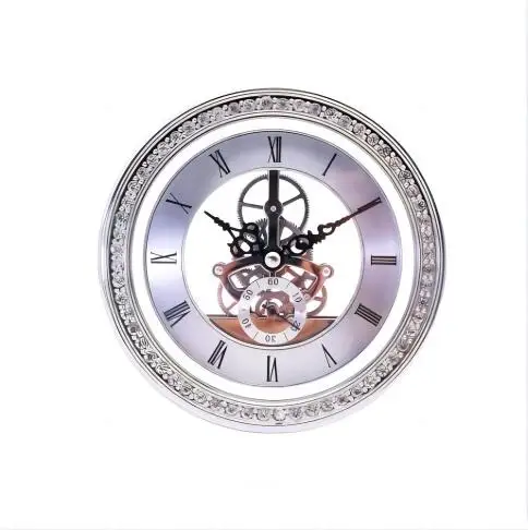 Skeleton clock insert transparent clock head quartz clock mechanism movement with high quality