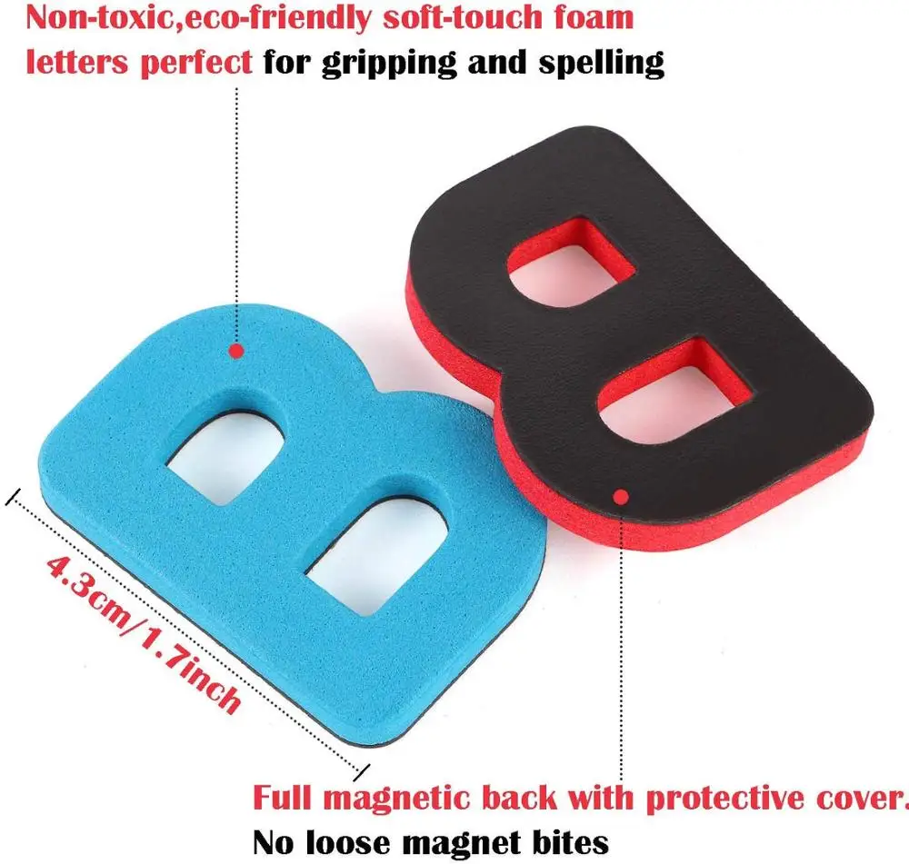 Обучающие игрушки Алфавит низкорамный и верхний пенопластовый магнит игрушка с мольбертом белая доска