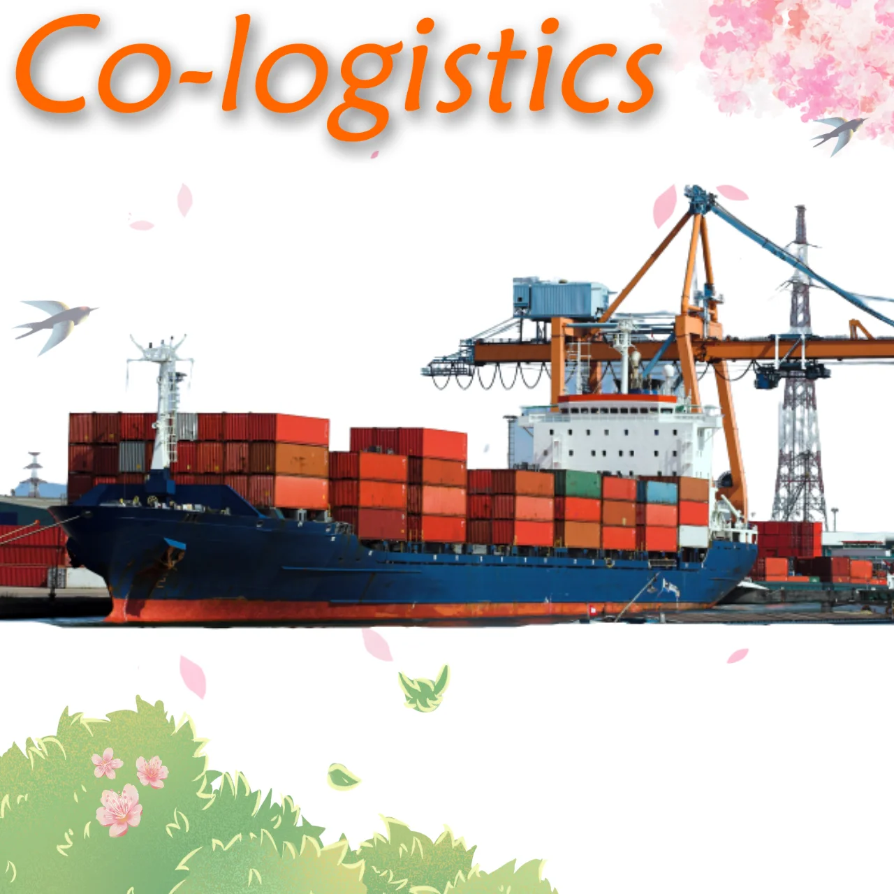 sea shipping and delivery logistics in North America from China to Europe air door-to-door DDP DDU FCL LCL
