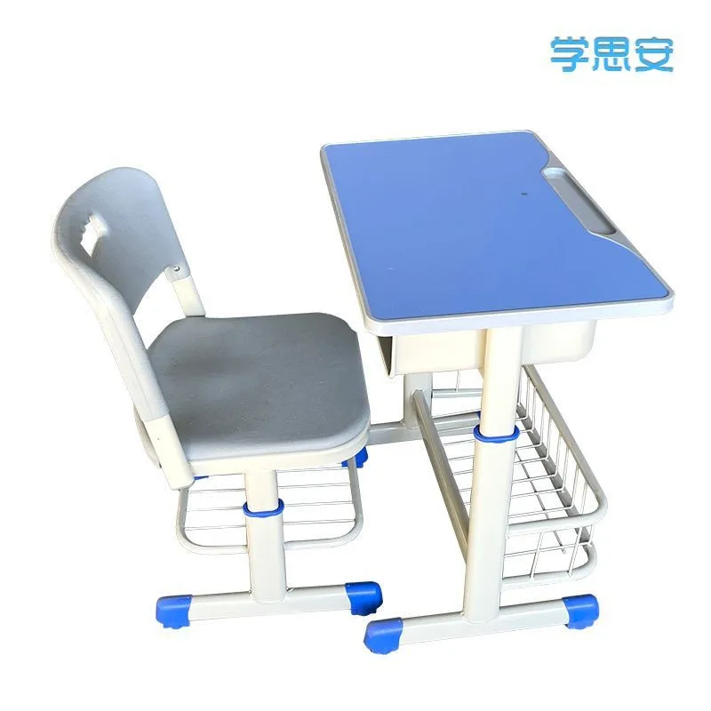 Durable Classroom Reading Table and Chairs Single School Desk And Chair For School Furniture