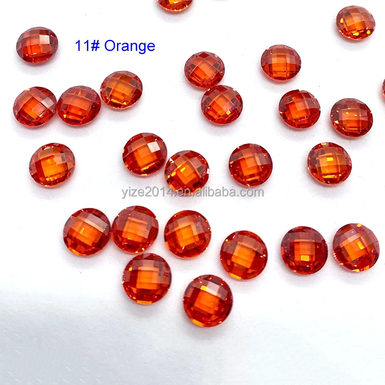 Factory wholesale cz stones loose round cubic zirconia loose circle small cz stone 4mm for making jewelry