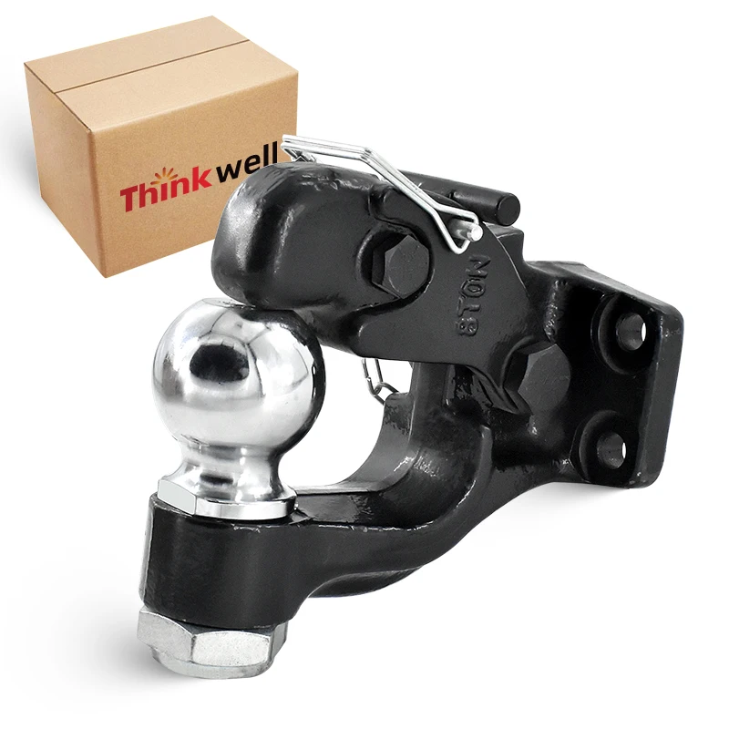 High Quality Adjustable Receiver Tow Pintle Hook with Hitch Ball Factory Price 4WD Tow Trailer Cover for 4Runner Truck CH Models