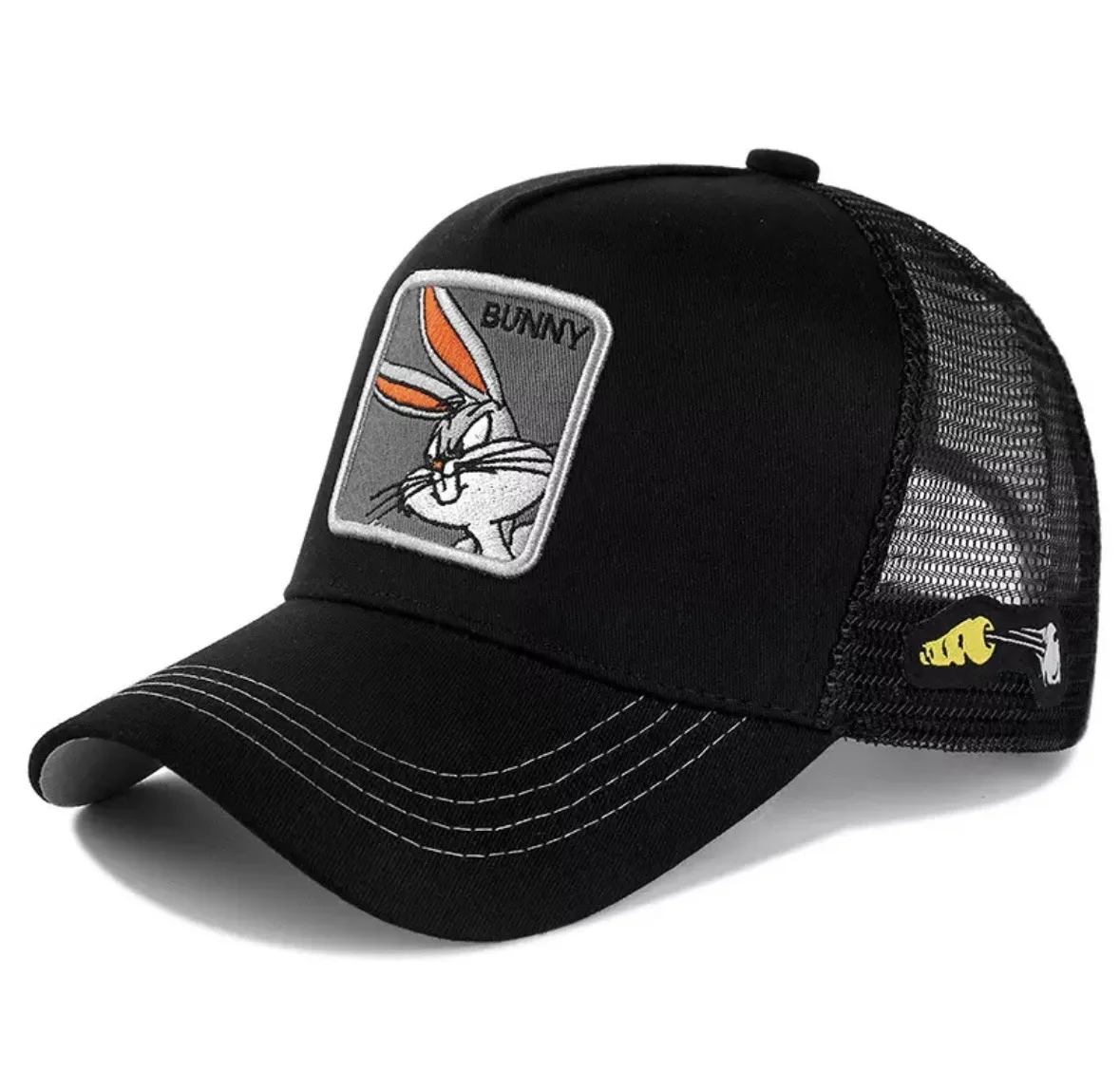 Wholesale Hip Hop Mesh Men Trucker Embroidery Hat Duck Anime Wholesale Sports Cartoon Baseball Caps