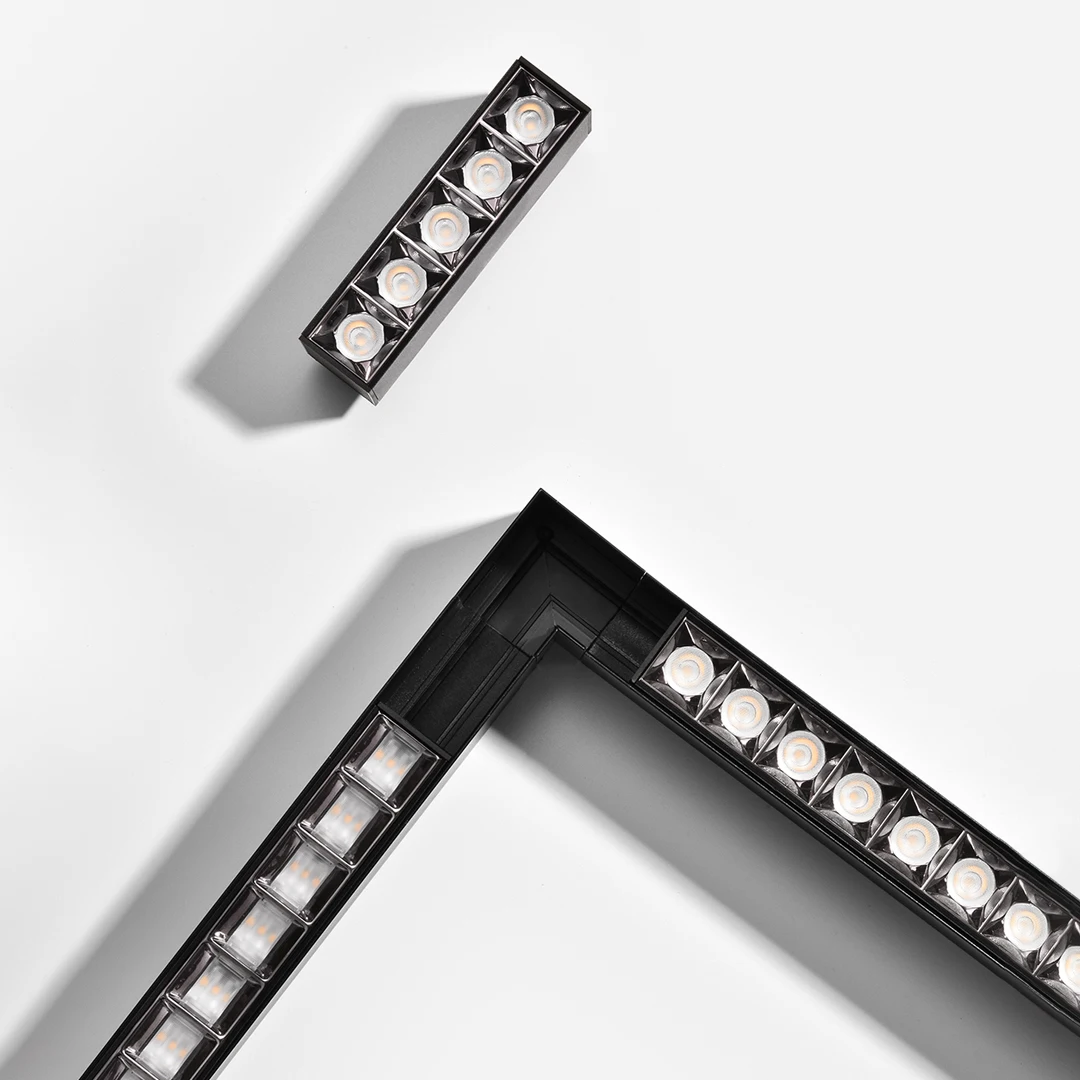 ZOMI Private model series lamps led lights track lighting magnetic led track lights 18w home/office magnetic rail grille lamps