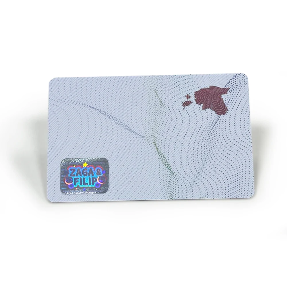 Custom Printed PVC Id Hologram Card Laminate Hologram Security Smart Id Card for Identity Protection