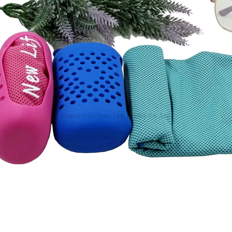 Microfiber Soft Breathable Chilly Towel 4 Pack Stay Cool for Yoga Sport Gym Workout Camping Cooling Towel Ice Towel