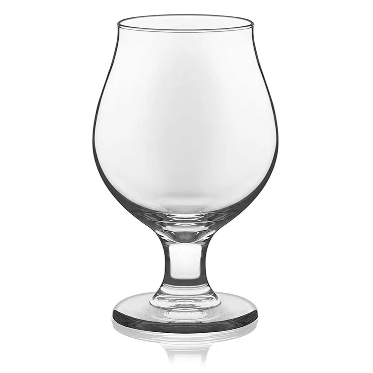 Machine made China supplier yard clear beer glasses 16oz beer pint glasses with short stem