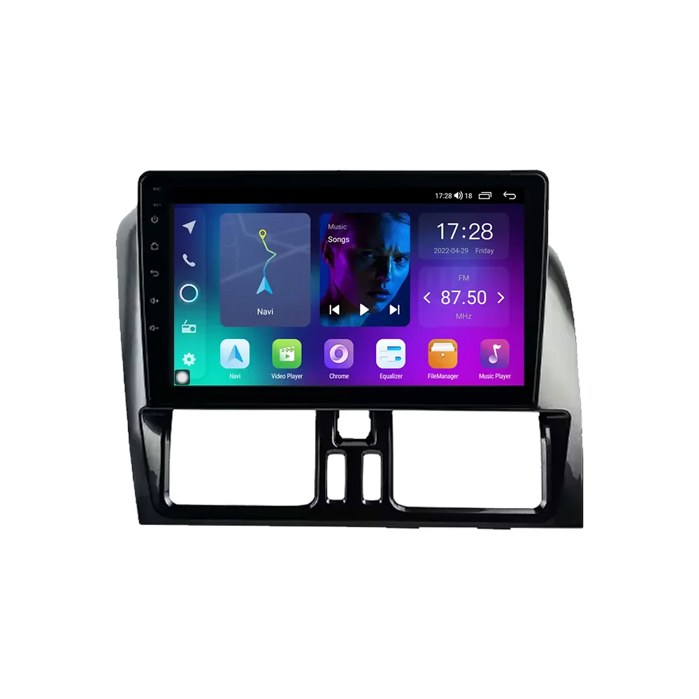 1 Din 9Inch Android 13 Car Radio Smart Touch Screen Car Stereos With WIFI BT Fm DSP GPS&Navigation For Volvo Series XC60 S60 S80