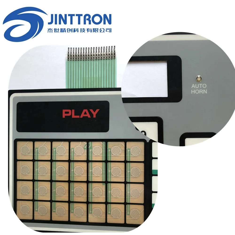 Air fresh filter controller panel used capacitive membrane touch switch, sensitive slide touch panel switch control button