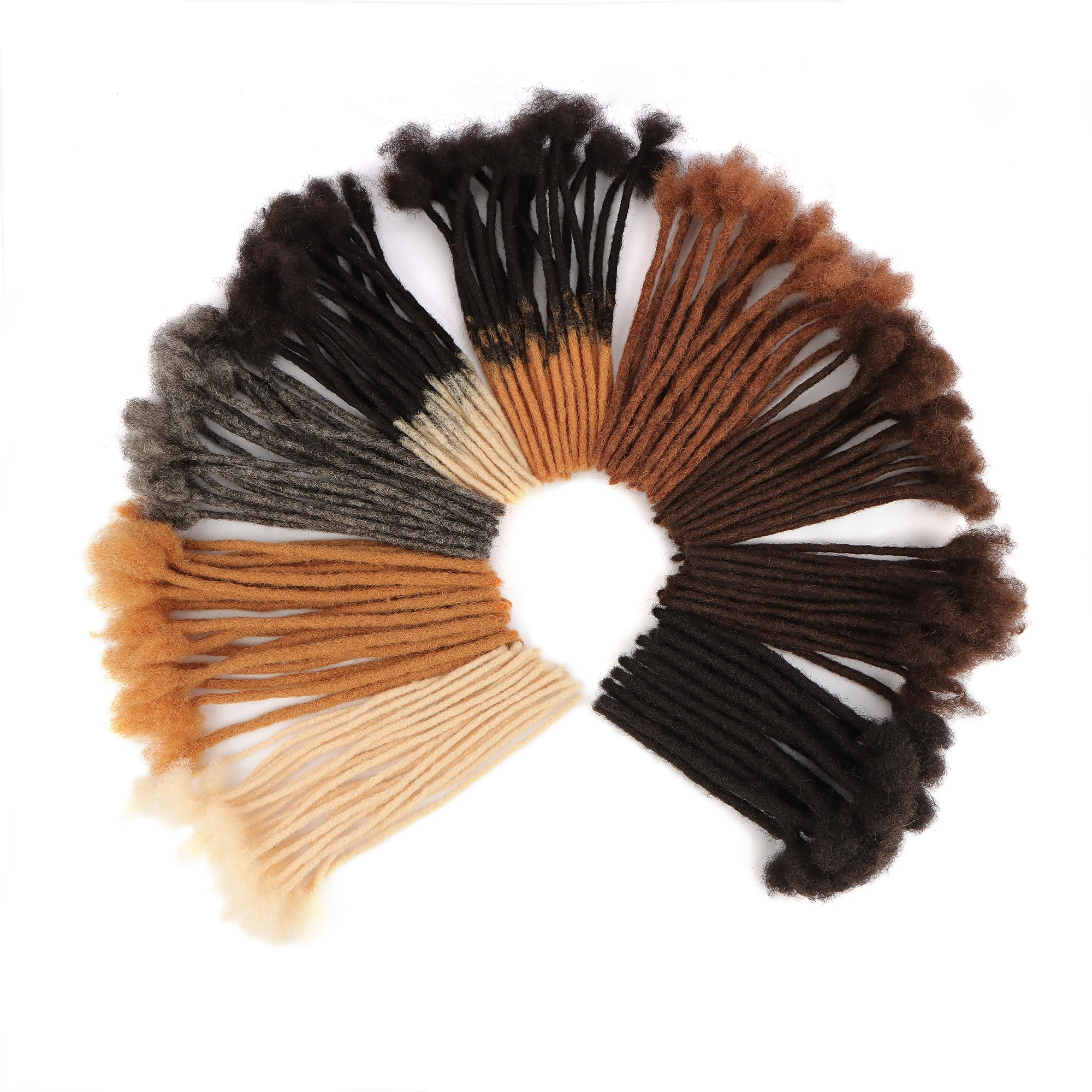 Ориентировочный образец Afro Locs Dreads индийские волосы Remy накладные крючком мягкие отбеленные дреды с высоким качеством кудрявые человеческие