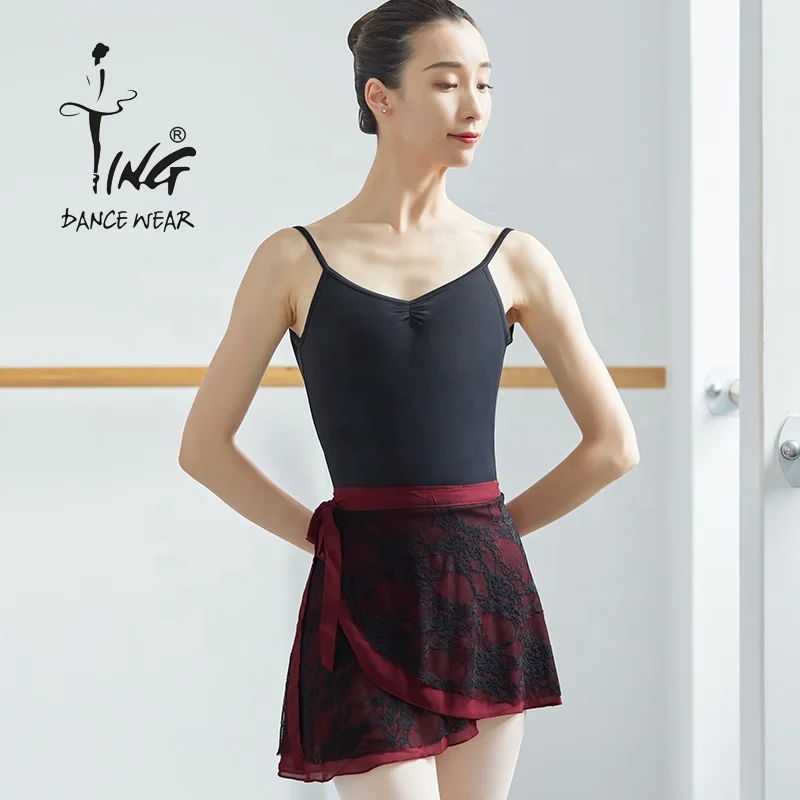 Adult lace ballet short chiffon skirt Dancing skirt for ladies