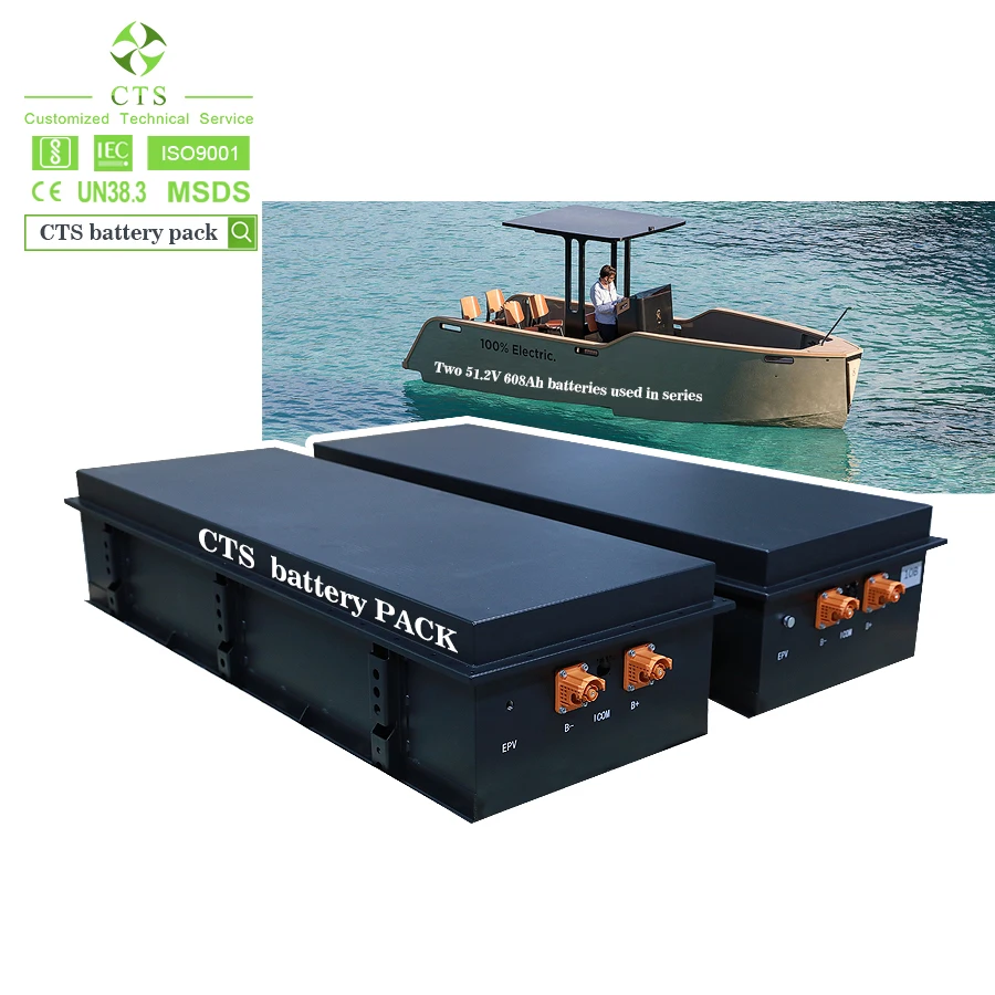 yacht battery 96V 72v lifepo4 electric marine 102V 150V 200V 40kwh 30kwh NMC battery pack with BMS for electric boat