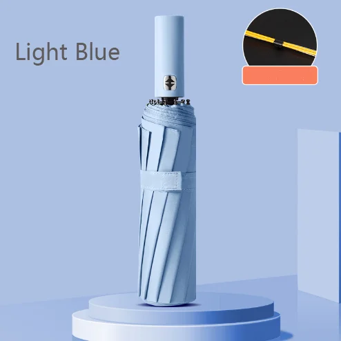 2024 New Popularity Hot Sale Products 12 Bone Double Bone Automatic Portable Ergonomic Handle Umbrella