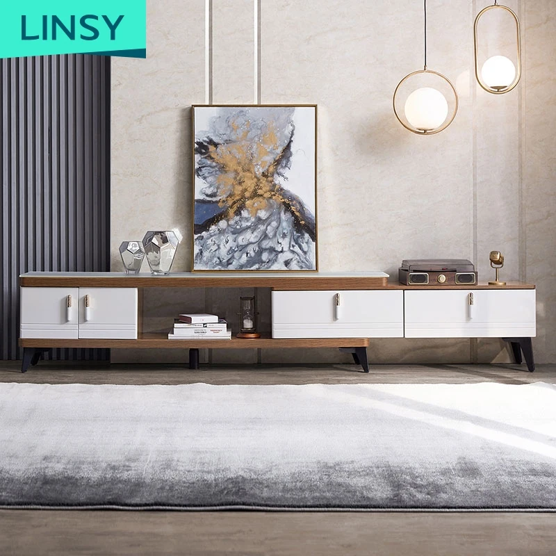 Linsy Nordic Выдвижная деревянная подставка для телевизора