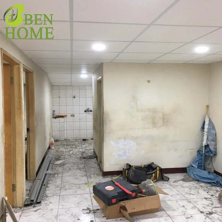 Indoor Ceiling Decor Colored Board PVC Laminated Gypsum Panel