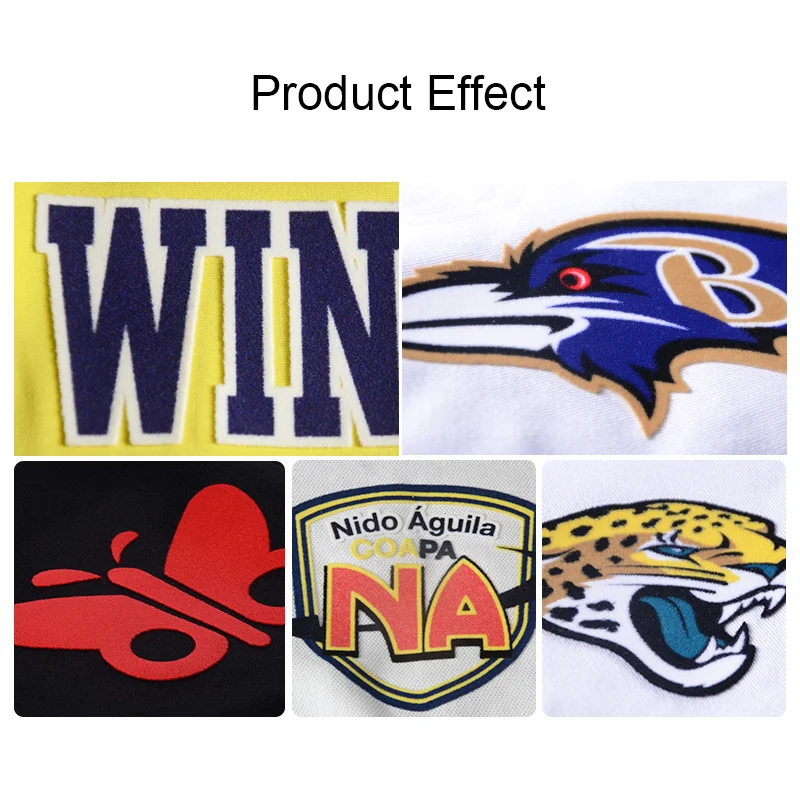 cheap custom screen printed designs plastisol iron on clothing label sticker transfer printing 3d flock heat transfer for tshirt