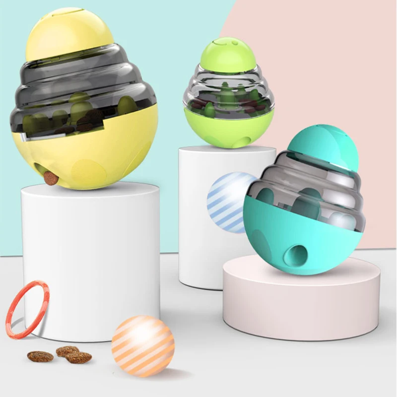 Корм для животных, ПЭТ стакан медленная кормушка дозатор для еды мяч игрушка безопасного кормления утечки еда стакан игрушка умные веселые игрушки