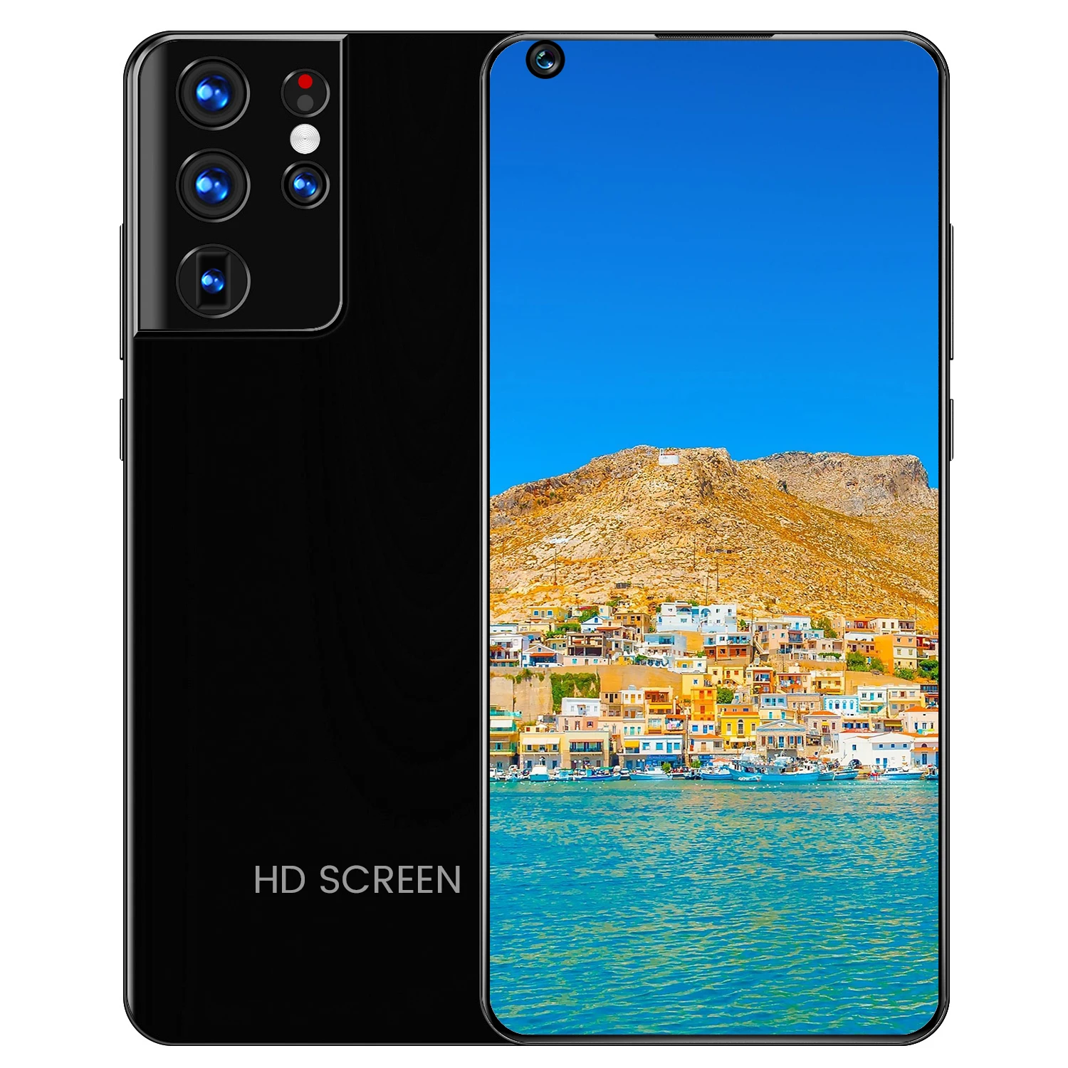 Amazon M HOT S21 U tra 24MP + 48MP 6800mAh батарея смартфоны Android 10 5G Core телефон s21 мобильный