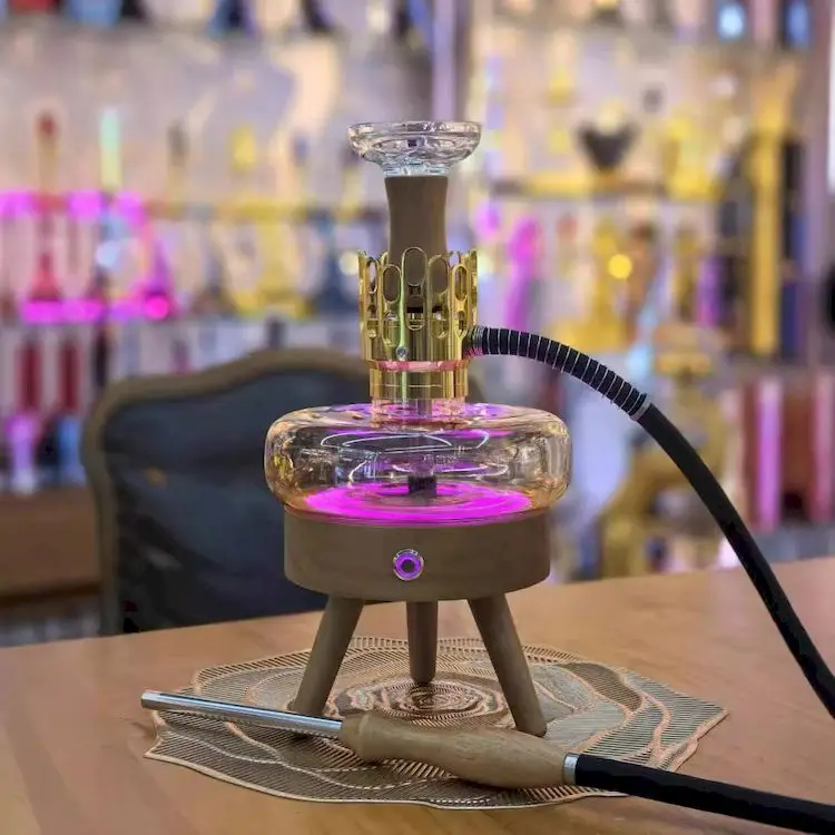 Wholesale High Quality   Hookah High Quality LED Rocket Shisha Set With  Popular
