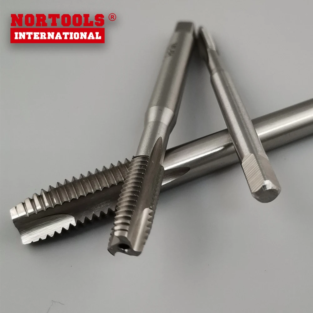 ISO Metric Coarse Thread as DIN 13. HSS-E (M35) DIN371 / DIN376 Machine Taps Form A  for Thread Cutting