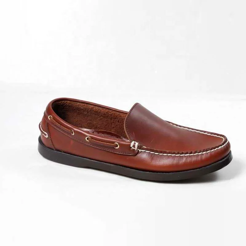 New Youth Slip-on Yellow Colored Genuine Leather Summer Spring Platform Flats Loafers Breathable Dress Casual Men Boat Shoes