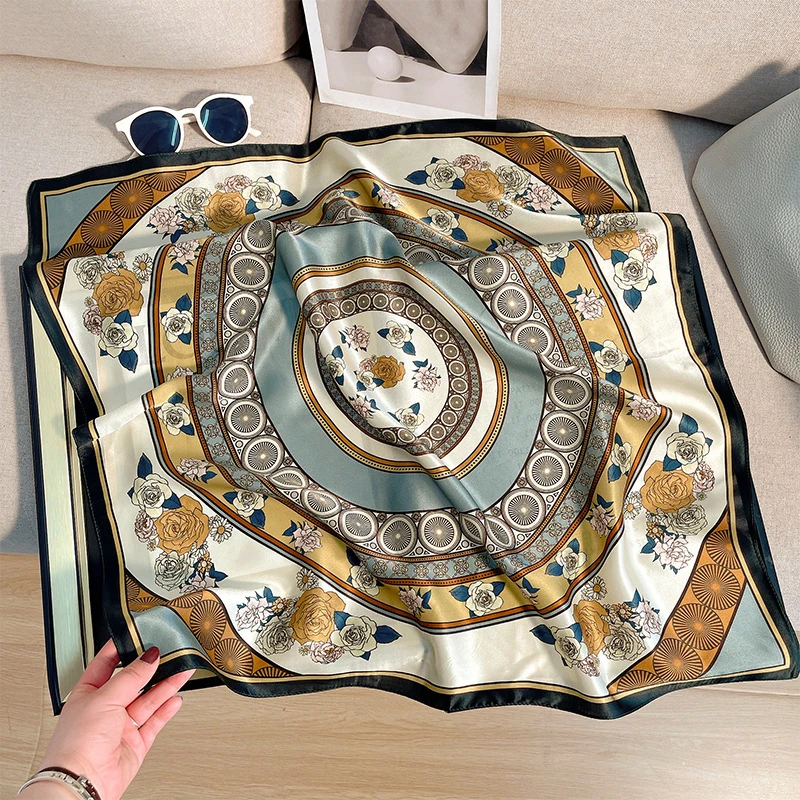 Новые продукты, квадратный тонкий красивый женский шарф на шею, 100% шелковый шарф на заказ, шелковый шарф для праздника