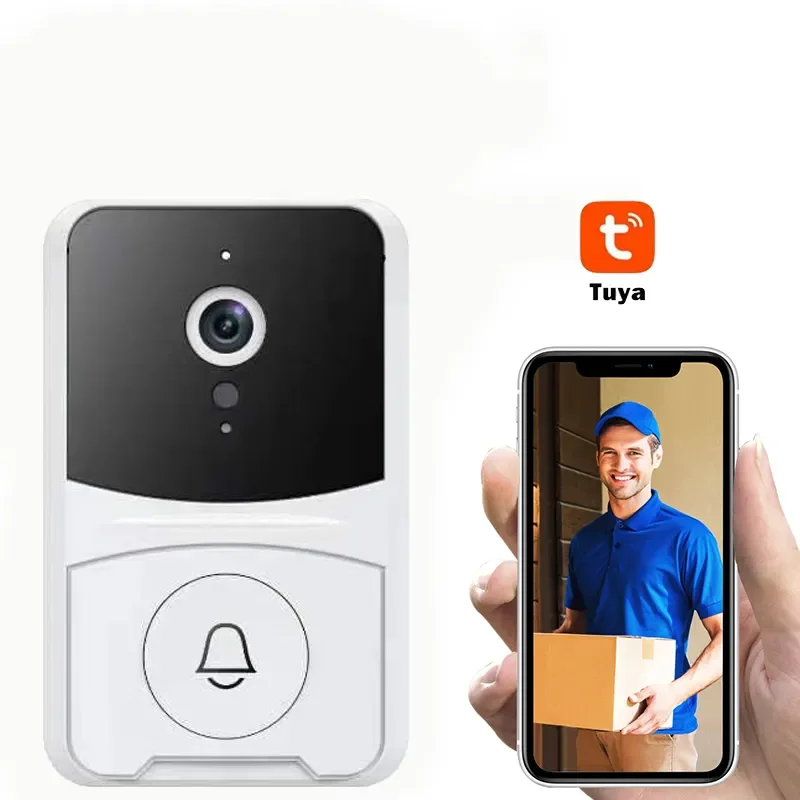 Tuya Wifi Smart Video Doorbell Camara Security Wireless Doorbell Phone Ring Home Camera for Home and Office