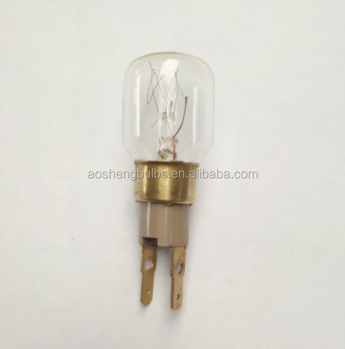 Whirlpool Oven bulb 230V15W  T8 BI-PIN bulb High temperature 300 degree lamp T25 T-CLCK Refrigerator bulb