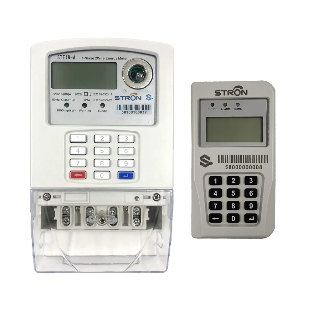 Cheapest Stron Split prepaid anti-tamper single phase Electricity meter