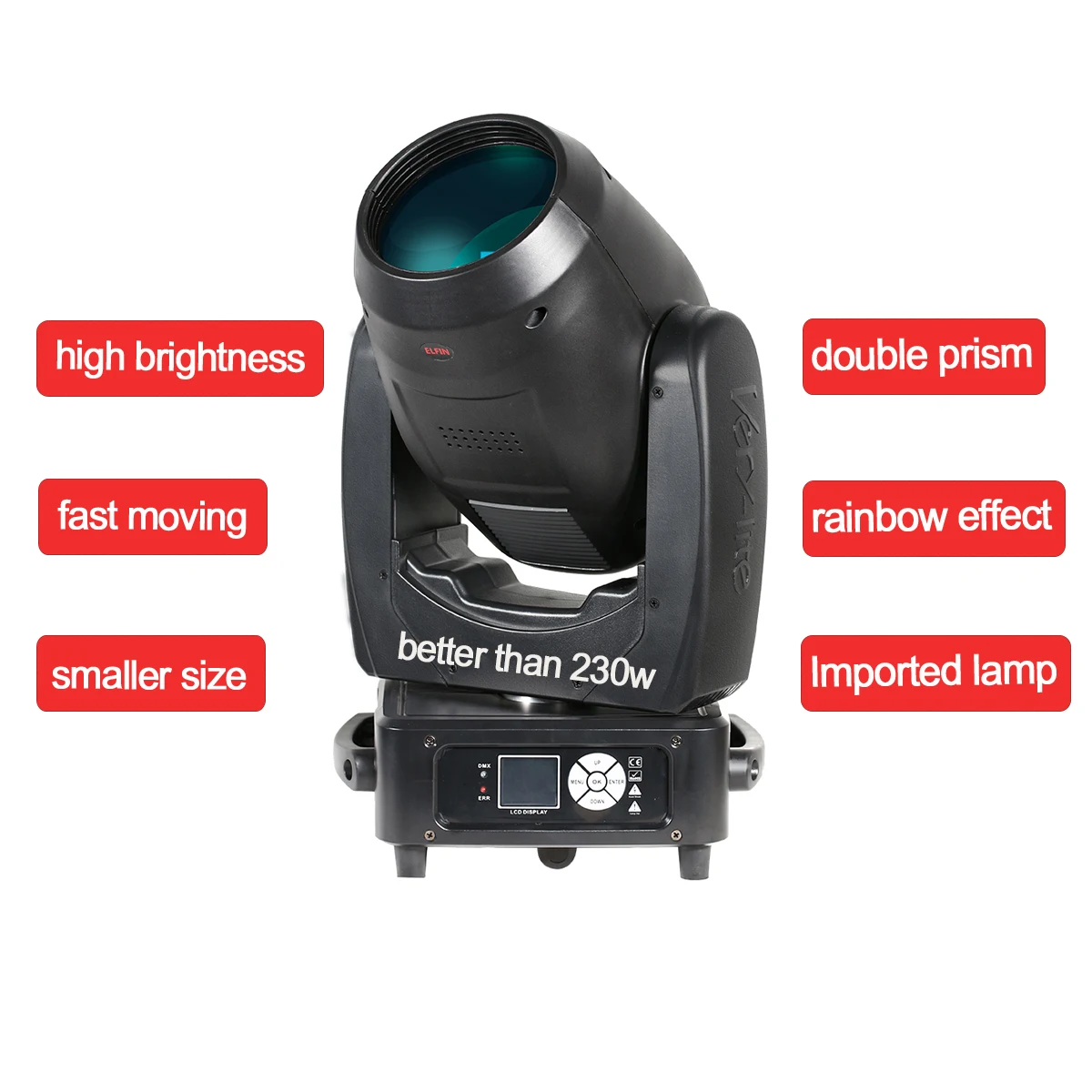 Fast mini moving head sharpy pro beam 250 parts beam 250 8r beam lights with 2in1 flight case
