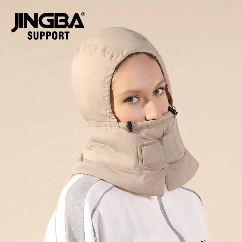 JINGBA Factory SupplyLight Warm Winter Climbing Cycling Adjustable Hat Helmet Liner Ear Neck Protector All-round Wrapper Scarf