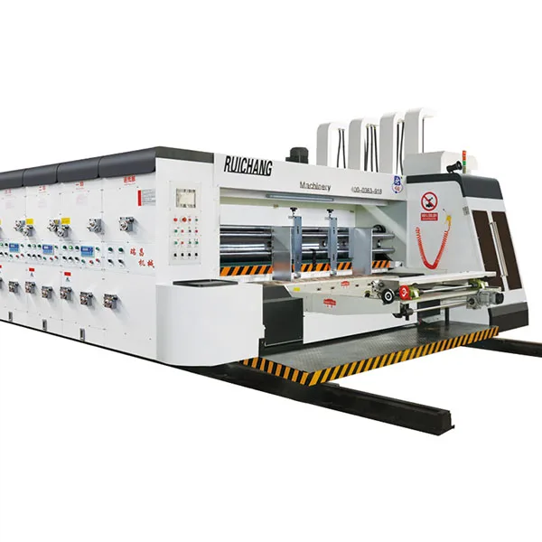 Dongguang automatic 1200*2400 carton box  flexo printing slotter and  die cutting machine