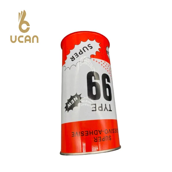 Wholesale paint Metal Tin Can Packing For adhesive glue D75MM*H152MM Round Metal Tin Container