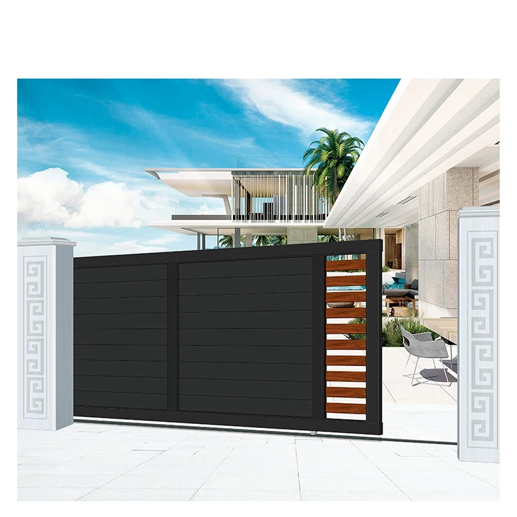 CXHA Latest Main Gate Design Electric Sliding Driveway Gate for School External Gate