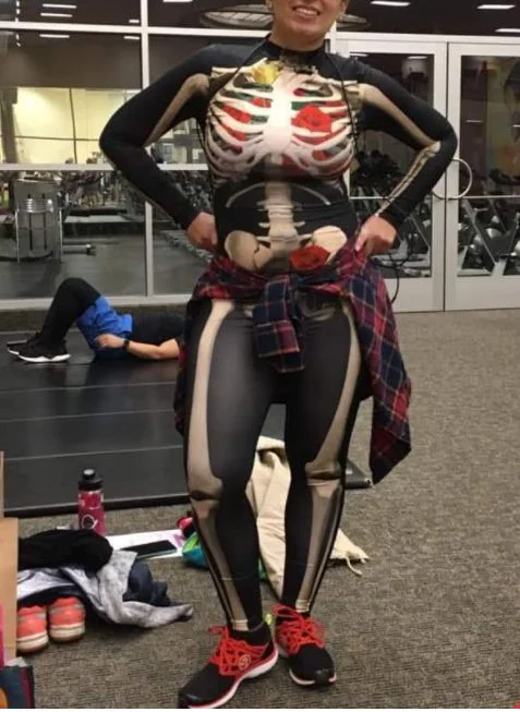 Hot Sale Bodysuit Halloween Costumes One-Piece Wonder Woman Pattern Print Cosplay Tight Jumpsuit One-Piece Long Sleeve Sexy