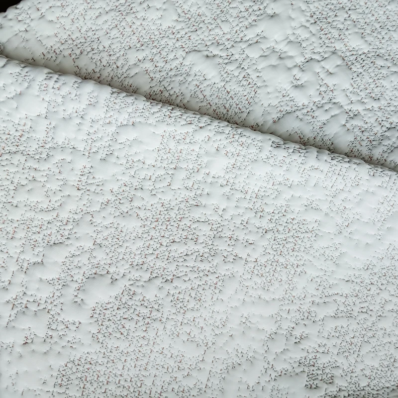 Haichun New pattern 100% Polyester Jacquard Waterproof Fabric Mattress Ticking Fabric for Pillow and Mattress Covers