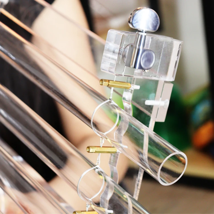 Perfect Healing Musical Instrument Crystal Singing Harp Sound Healing Meditation Crystal Harp Quartz Crystal Singing Harp