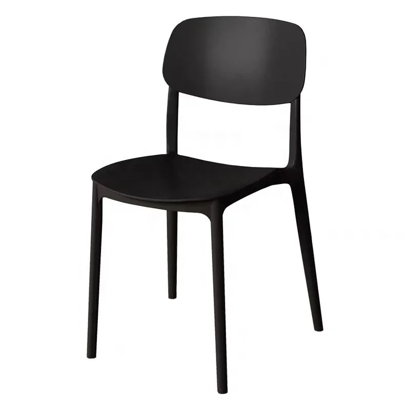 wholesale simple unbreakable stackable PP dining chair plastic chairs manufacturing