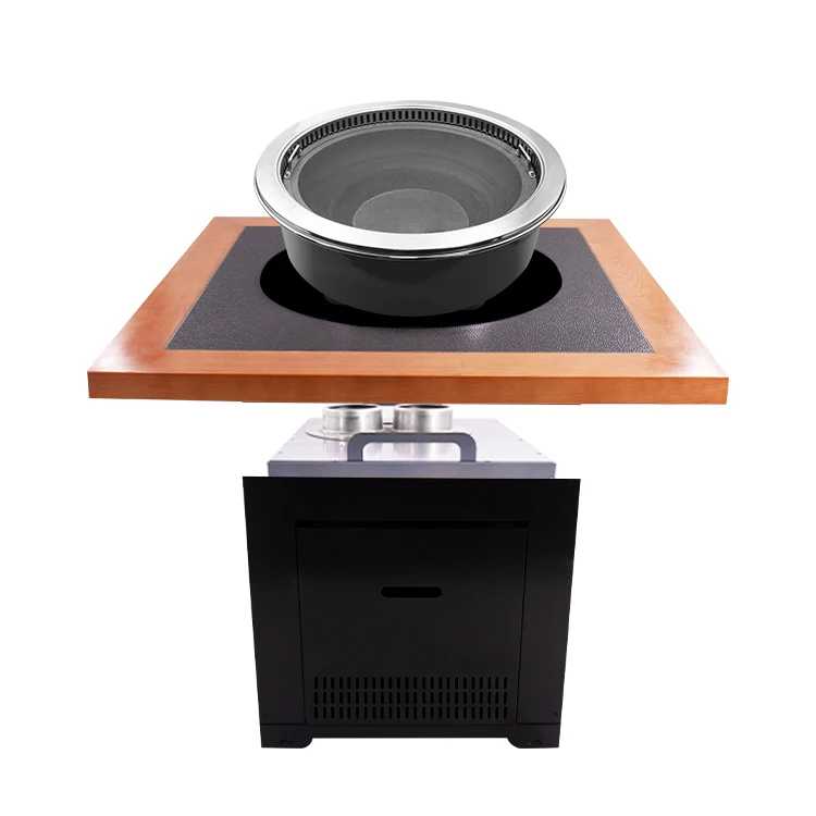 Commercial/household dining table for 2-4 people smokeless high-power hot pot table