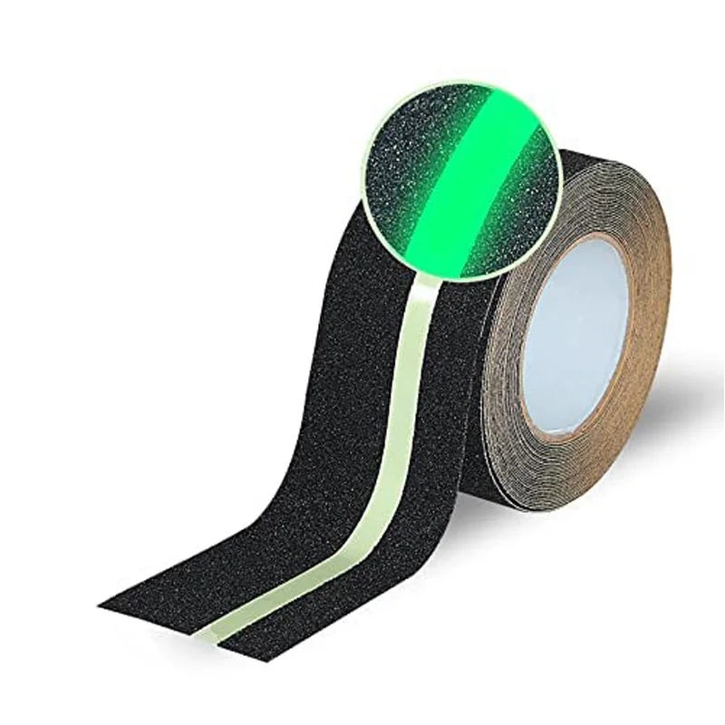 Water acrylic glue Grip Glowing PET Strip Luminous anti slip tapeauto glow tape
