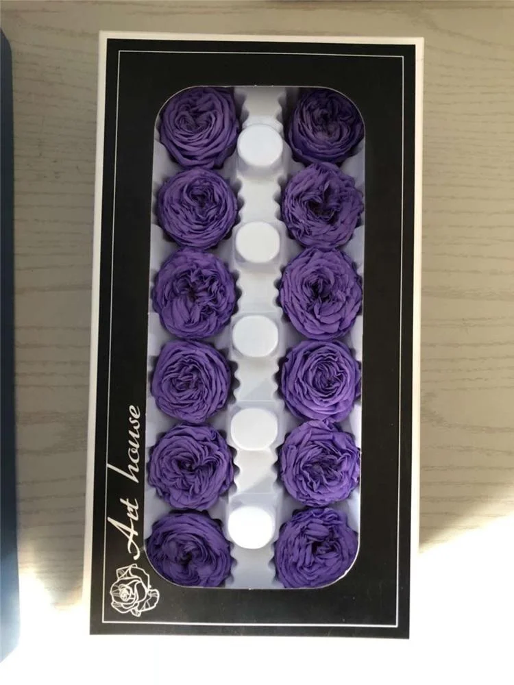 Factory supply fresh cut flower preserved rose head long lasting rose flower